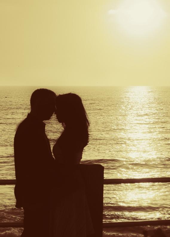 Couple on beach